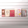 Image displaying 60cm single greeting card (0.5cm capacity) rack slatwall.