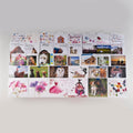 Image displaying 5 tier 100cm greeting card rack wall fixing installed on wall. 